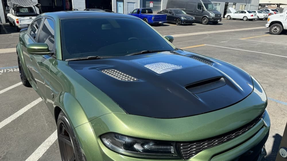 Green Dodge Charger SRT Hellcat Redeye Widebody