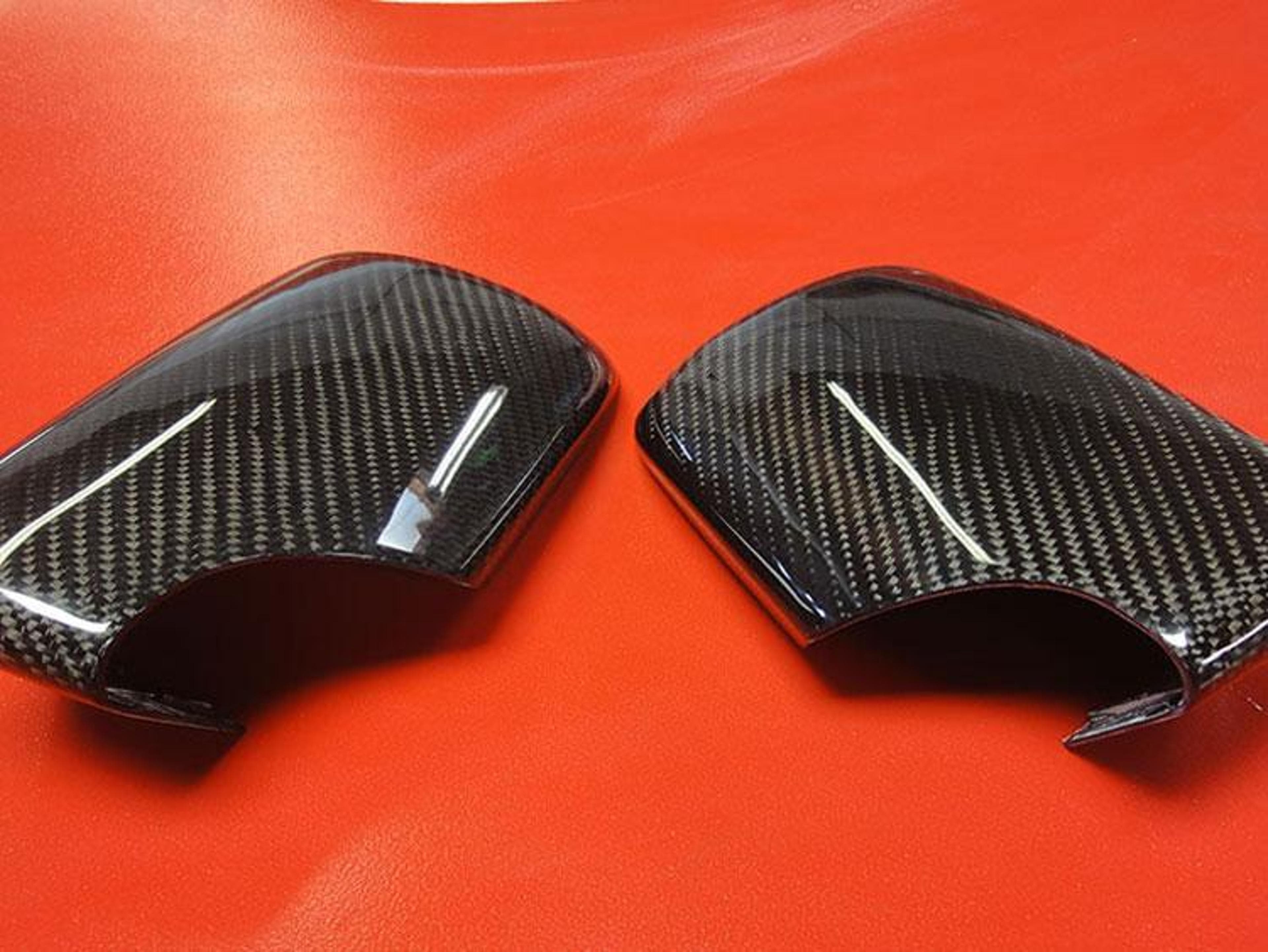 Mirror covers overlay Mirror Covers Carbon Fiber Overlay