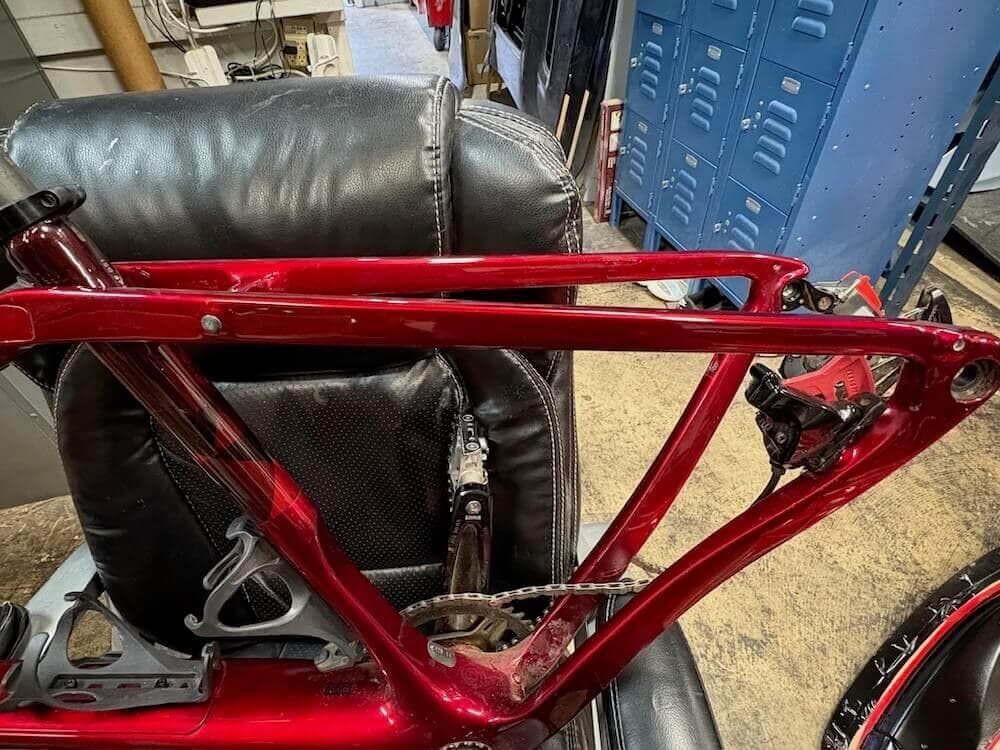 Trek Procaliber Bicycle Frame Repair Trek Procaliber Bicycle Frame Repair