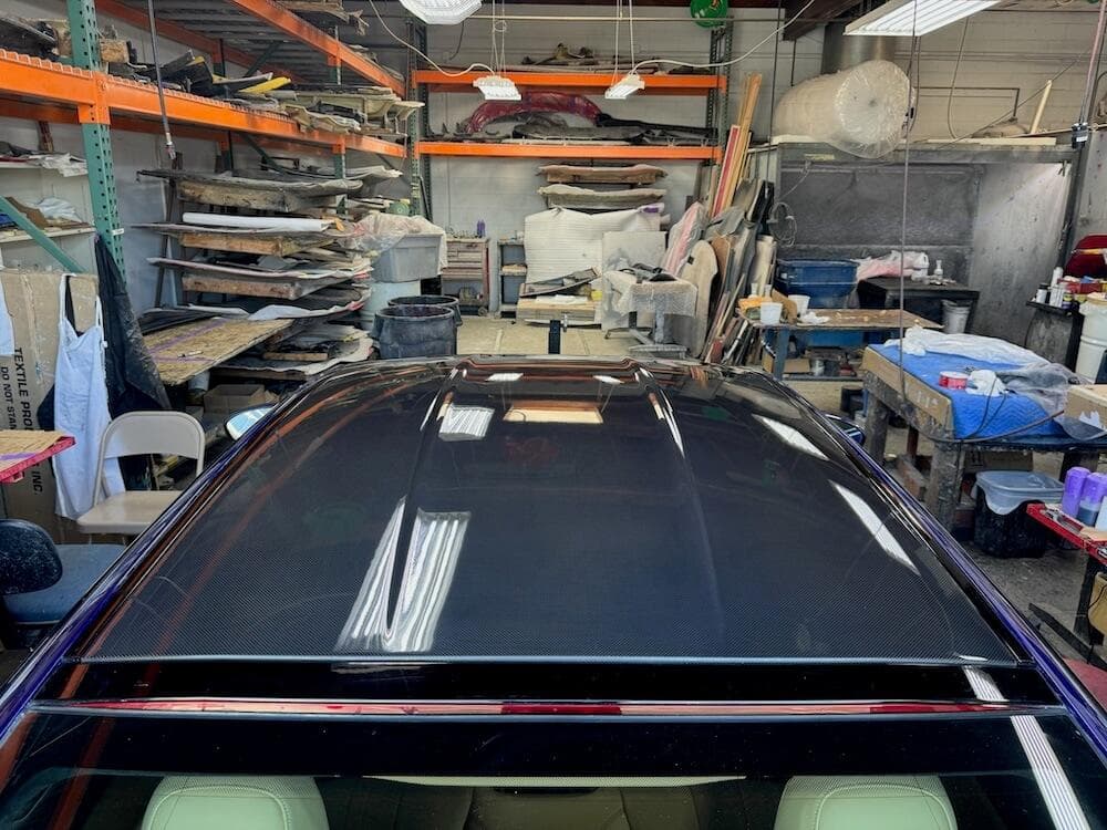 Carbon fiber overlay image