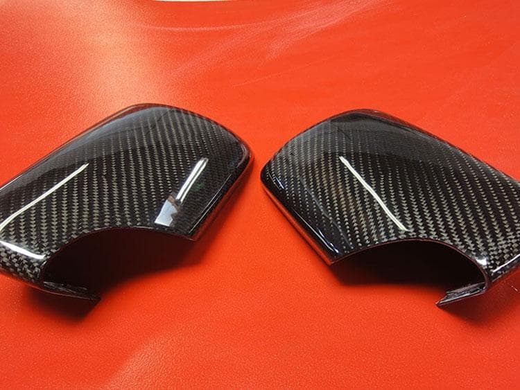 Mirror covers overlay Mirror Covers Carbon Fiber Overlay